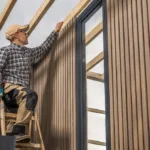 Experienced Woodworker Building Modern Backyard Garden Shed