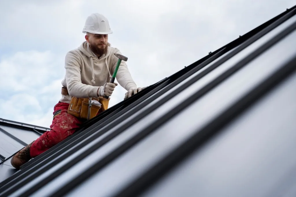 Sandwich Roof Installation