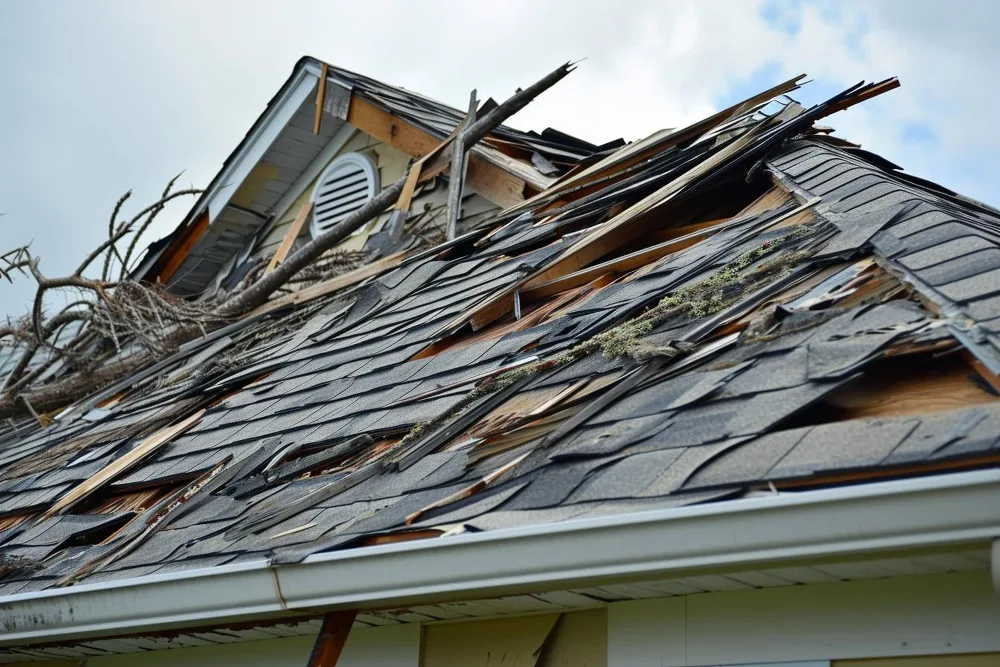 roof damage